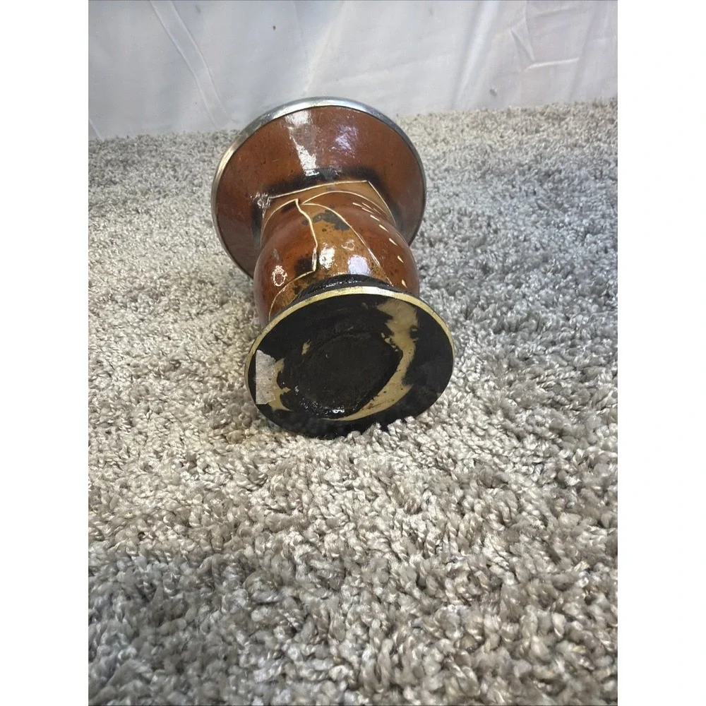 Wood And Metal Vase From Curitiba With Craving All Around 5